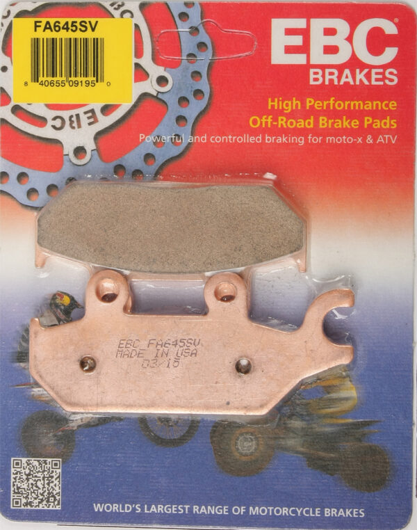 SEVERE BRAKE PAD FRONT RIGHT