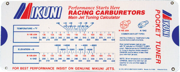 CARBURETOR POCKET TUNER