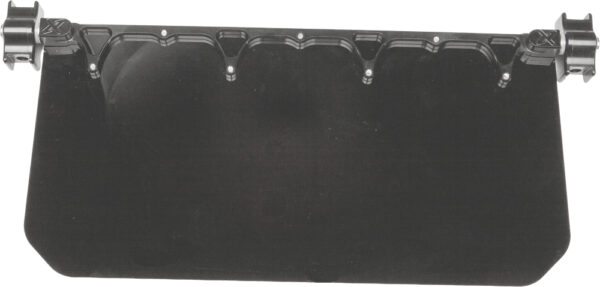 12" SUN VISOR SOLID BLACK 2 CLAMP MOUNTS NEEDED